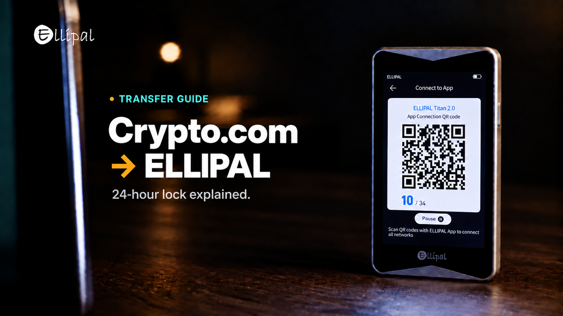 How to Transfer Crypto From Crypto.com to Your ELLIPAL Wallet, Including the 24 Hour Lock