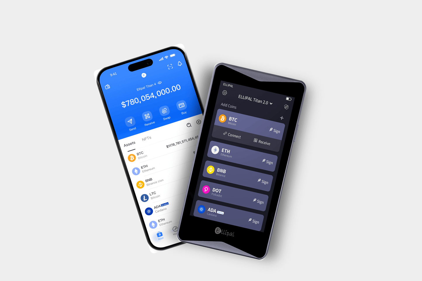 ELLIPAL Titan 2.0 and Crypto Wallet Interface