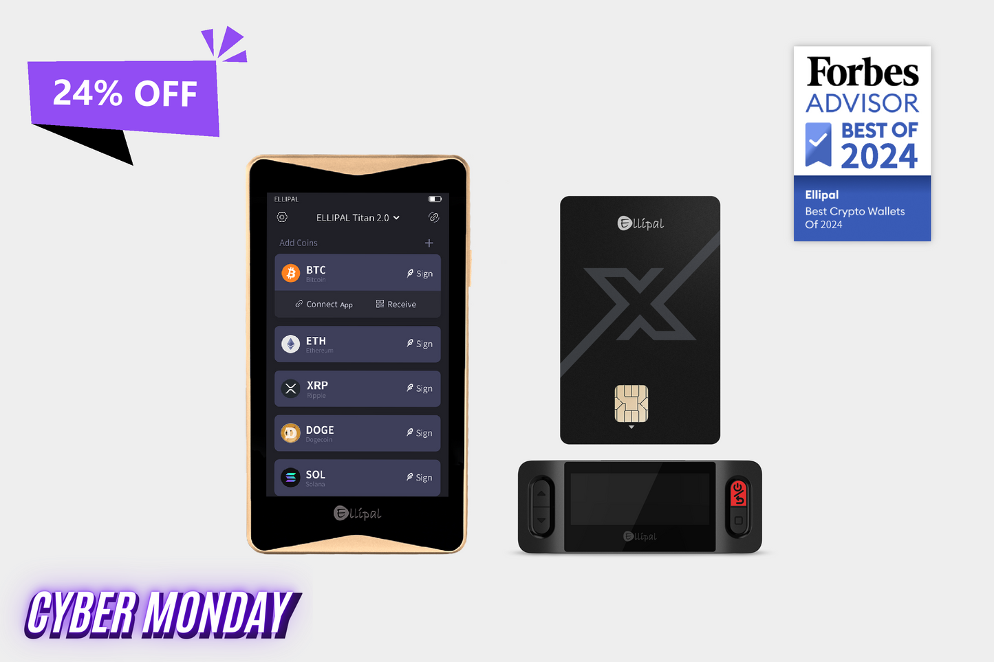 Cartera criptográfica ELLIPAL Titan 2.0