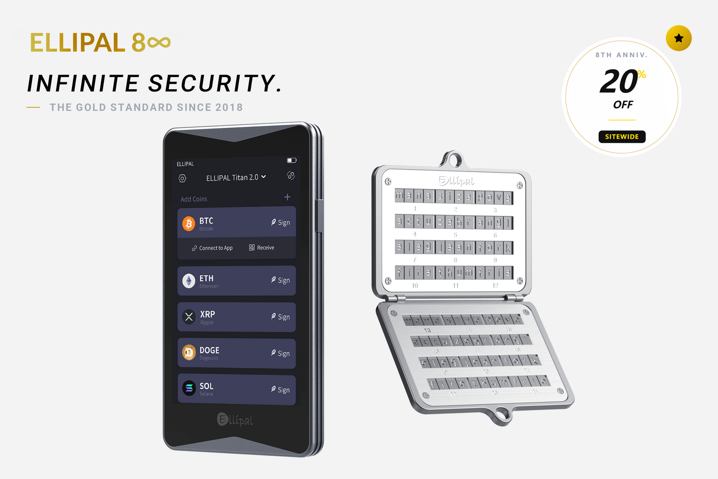 ELLIPAL Titan 2.0 Cold Wallet