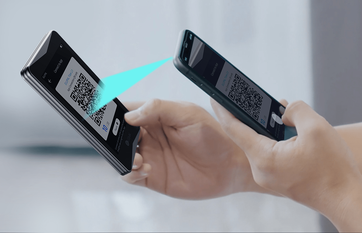 ELLIPAL Titan 2.0 cold wallet QR code scanning for crypto transactions