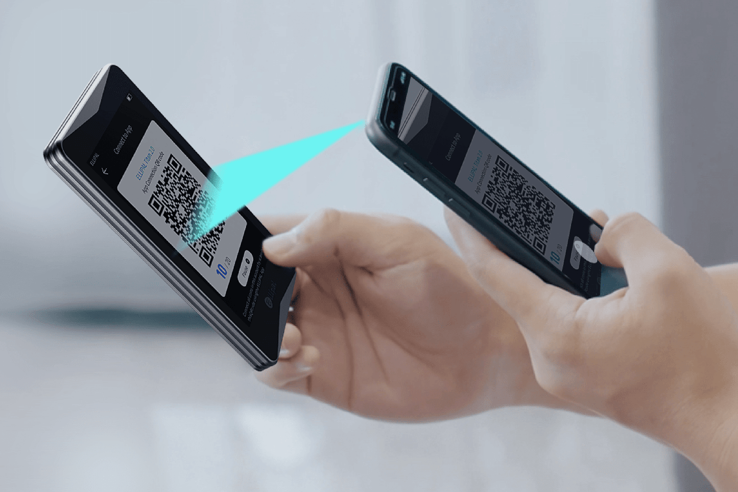 ELLIPAL Titan 2.0 cold wallet QR code scanning for crypto transactions