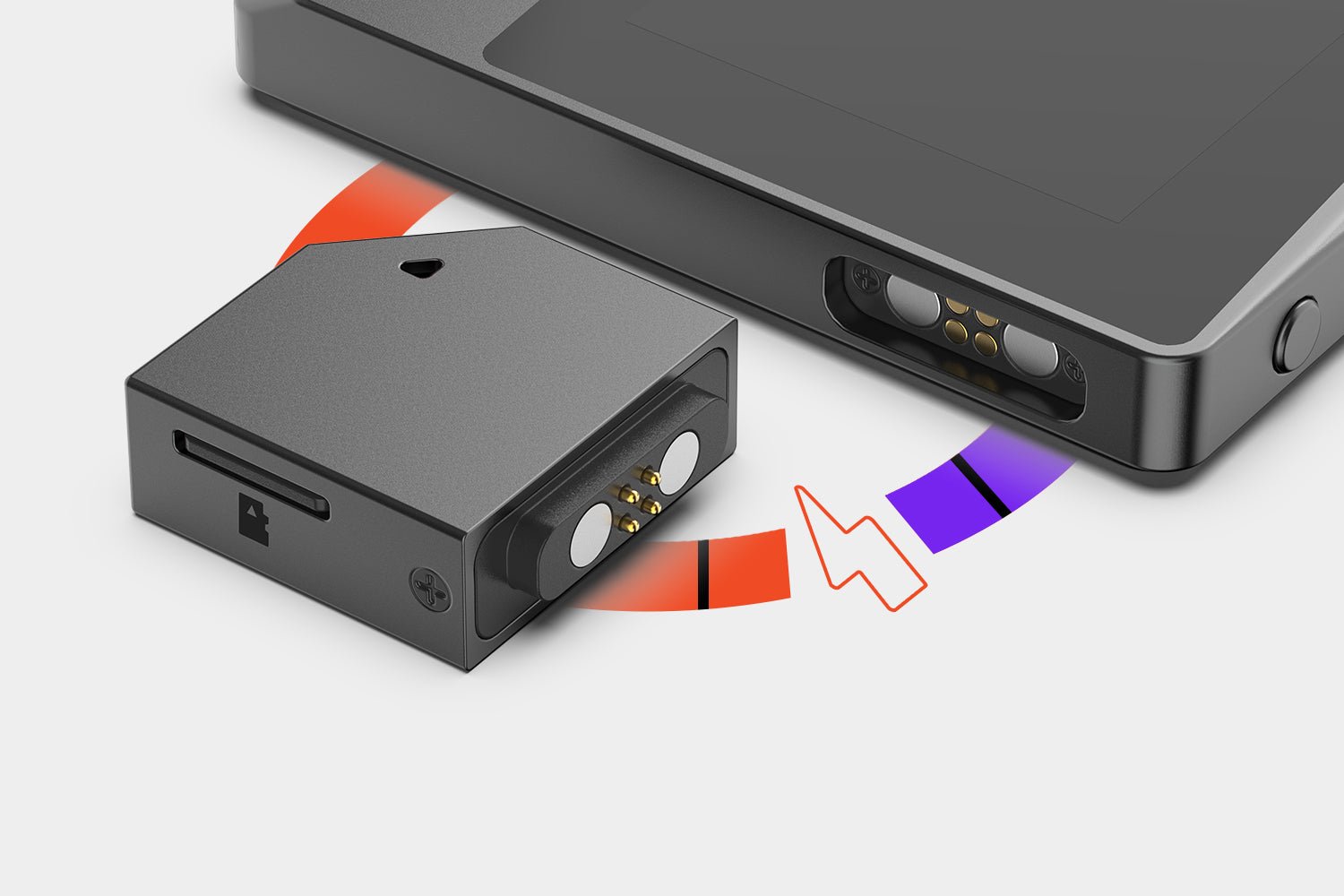 ELLIPAL Titan Mini adapter connecting to crypto wallet for charging