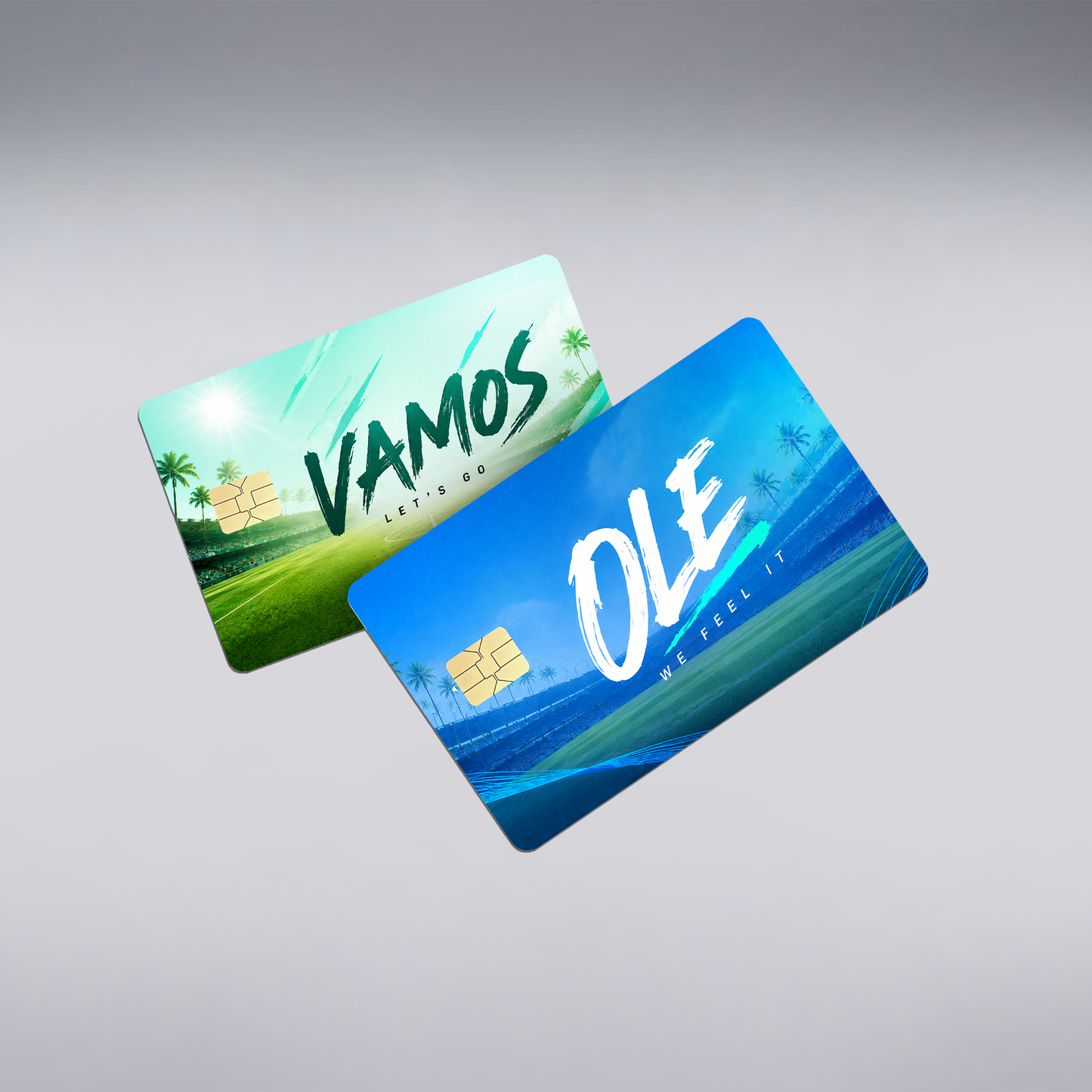 ELLIPAL X Card Duo (Backup) Soccer Edition NFC cold wallet set with two limited soccer-themed cards.