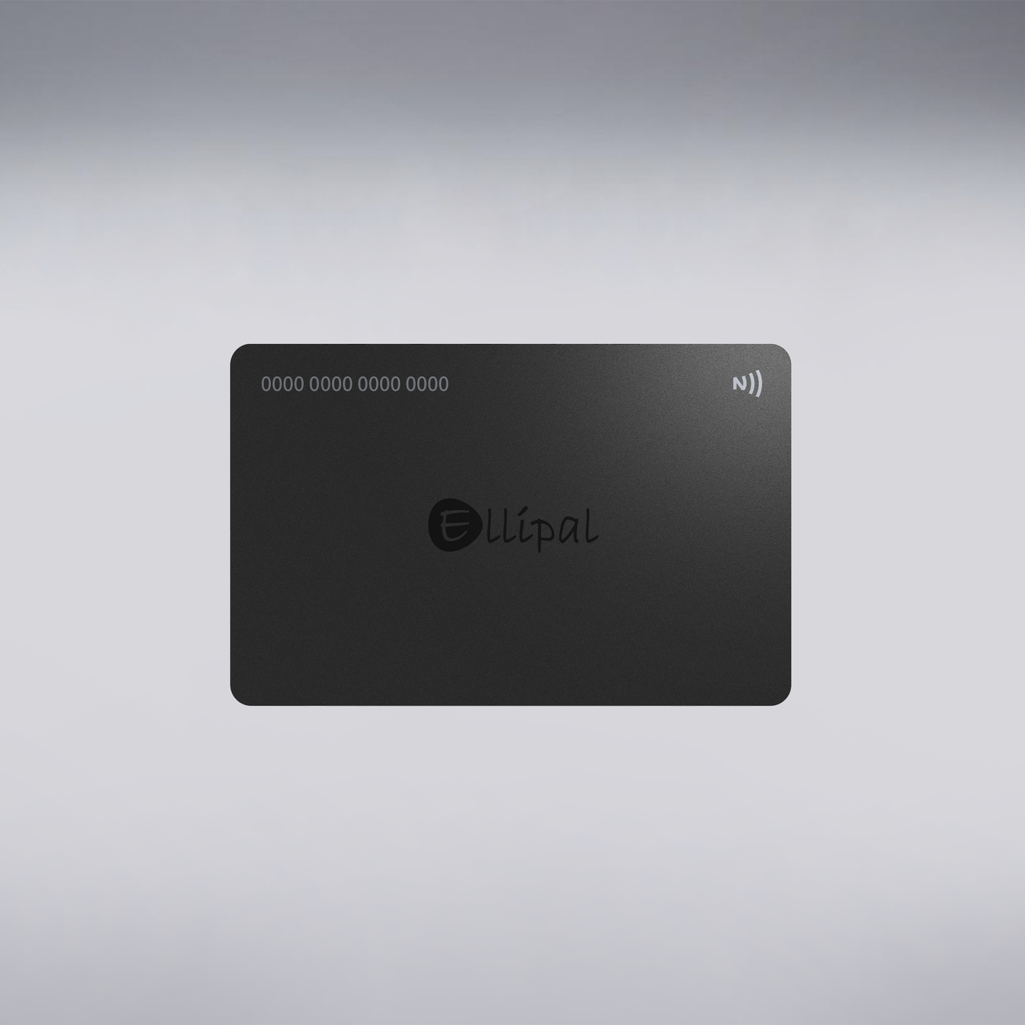 ELLIPAL X Card NFC card wallet with ELLIPAL logo and contactless tap icon