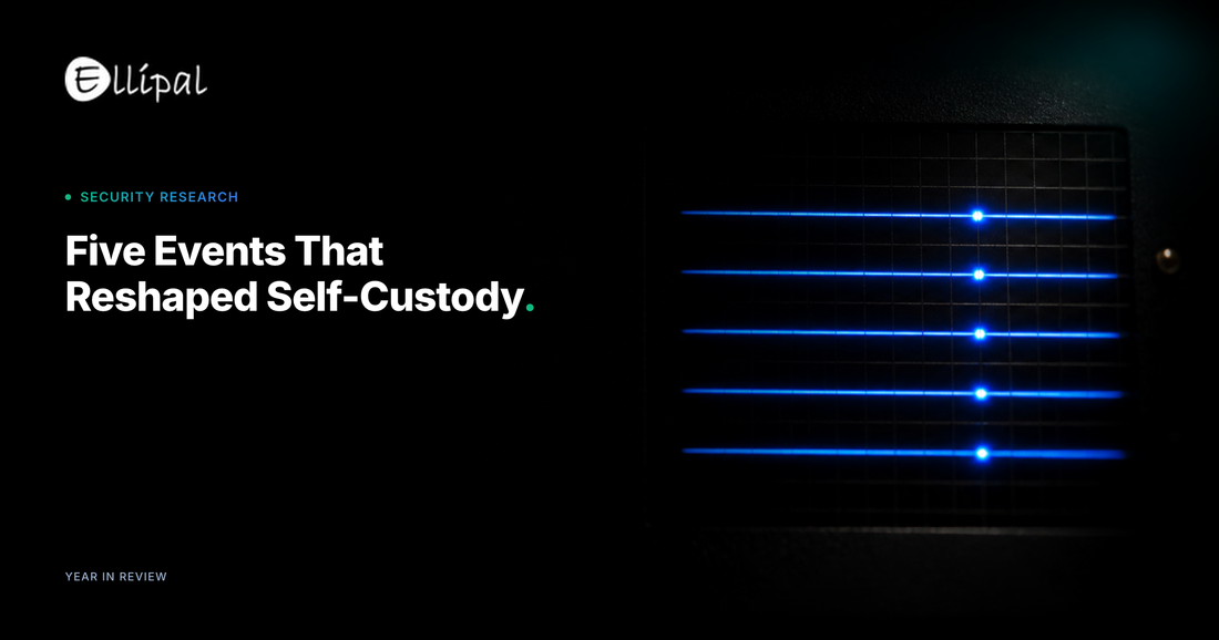 Crypto Security in 2025 and 2026: 5 Major Events and What They Mean for Self-Custody