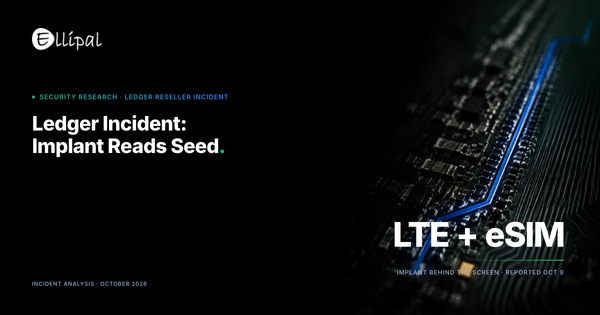 Ledger Reseller Incident: How a Hardware Implant Reads a Seed Phrase