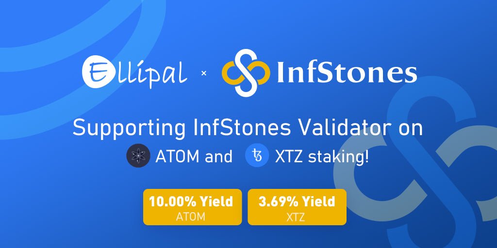 Stake Cosmos ATOM and Tezos XTZ Securely and Easily on Your ELLIPAL with InfStones - ELLIPAL