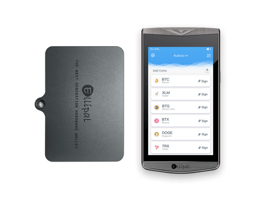 Ultimate Security - ELLIPAL Mnemonic Metal! - Best backup for your Hardware Wallet - ELLIPAL