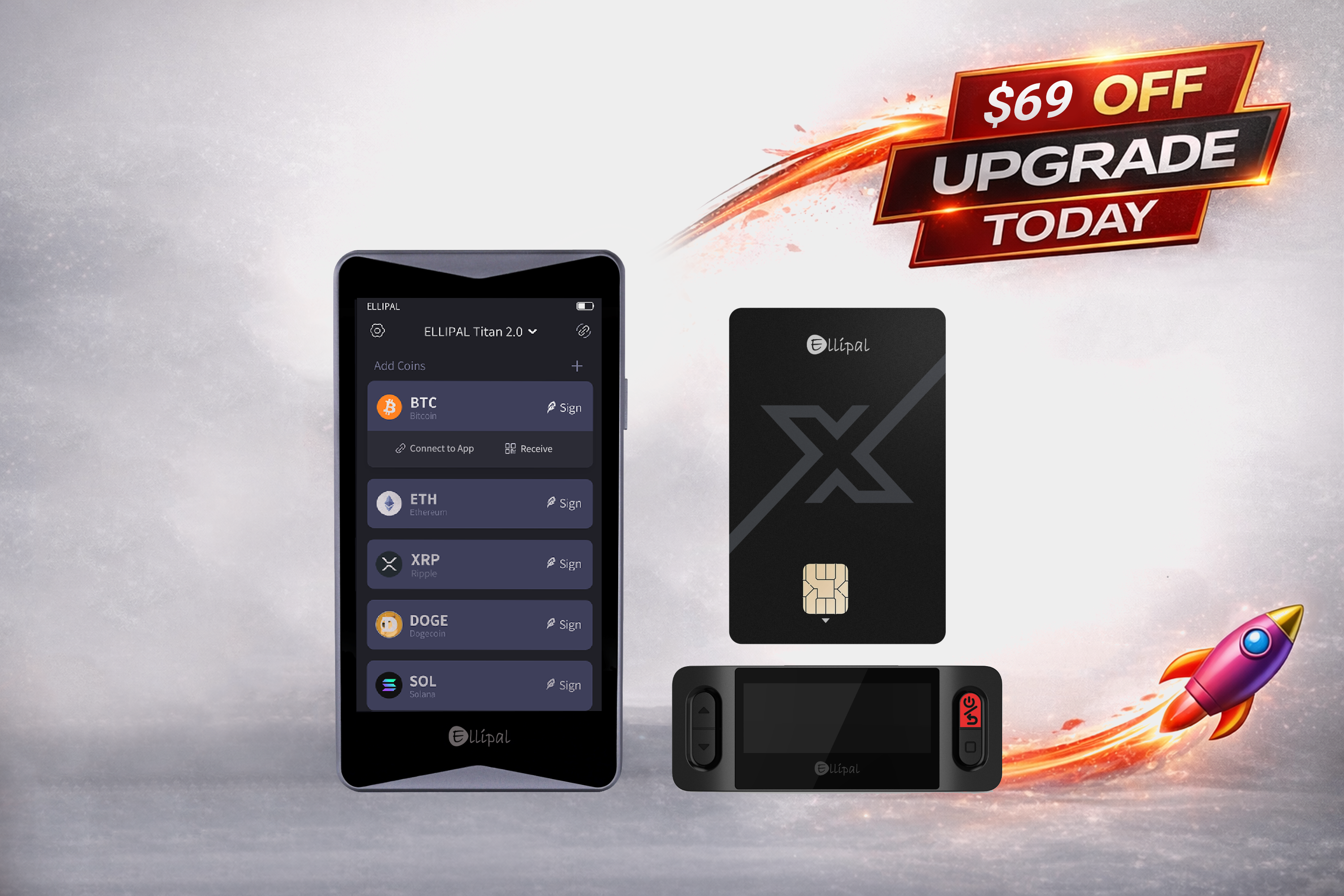 ELLIPAL Titan 2.0 – Das beste Kaltwallet für die Kryptospeicherung – 100 %  Offline-Bitcoin-Wallet