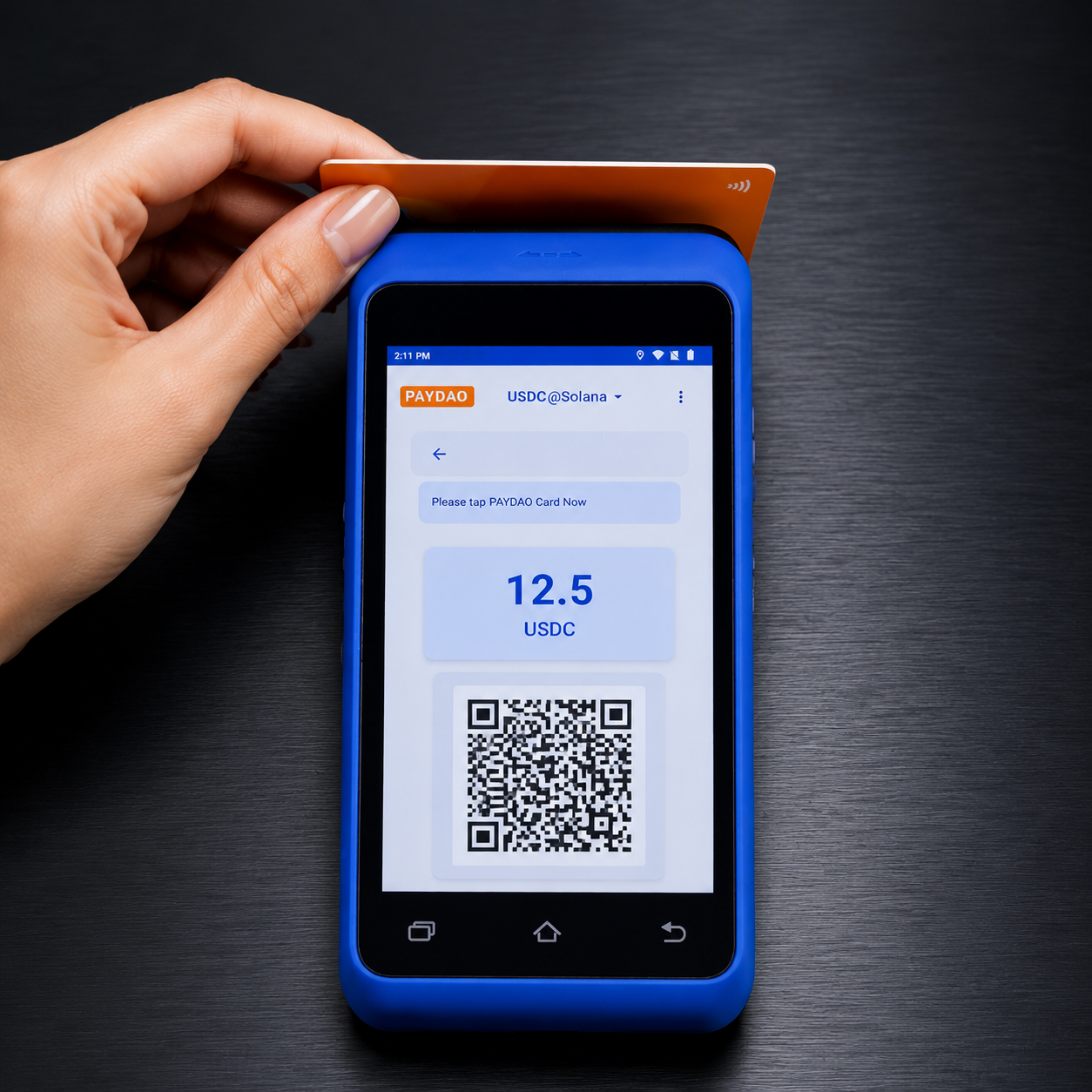 PayDAO POS Terminal & USDC Card Bundle