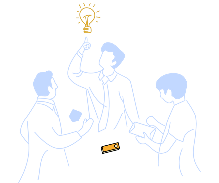 Illustration of the founding idea behind ELLIPAL in 2018