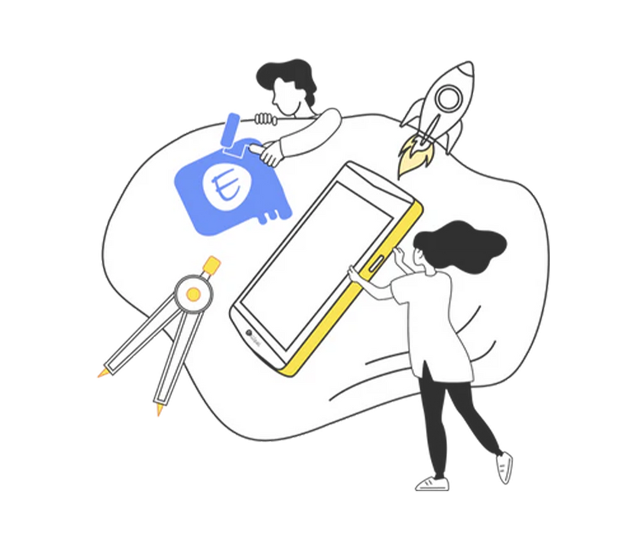 Illustration of ELLIPAL developing an Air-gapped Titan Hardware Wallet in 2019