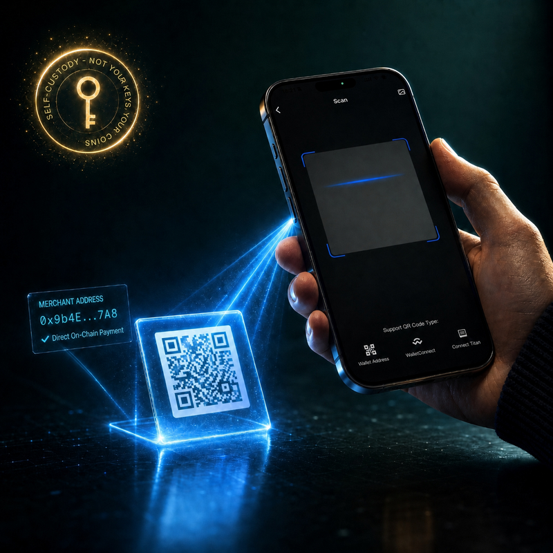 Scan to pay, straight from the app.