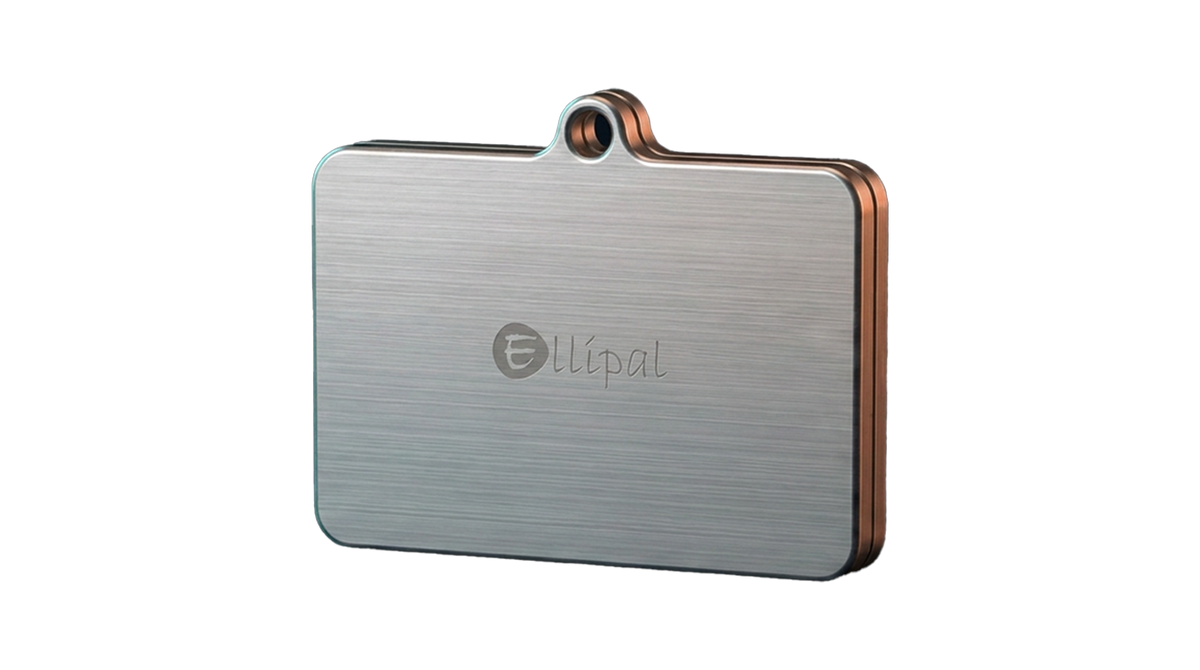 Built-in hole to thread a padlock through the ELLIPAL Seed Phrase Steel