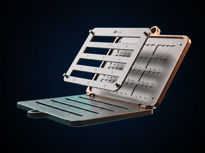 Step 1: unscrew and remove the ELLIPAL Seed Phrase Steel plate