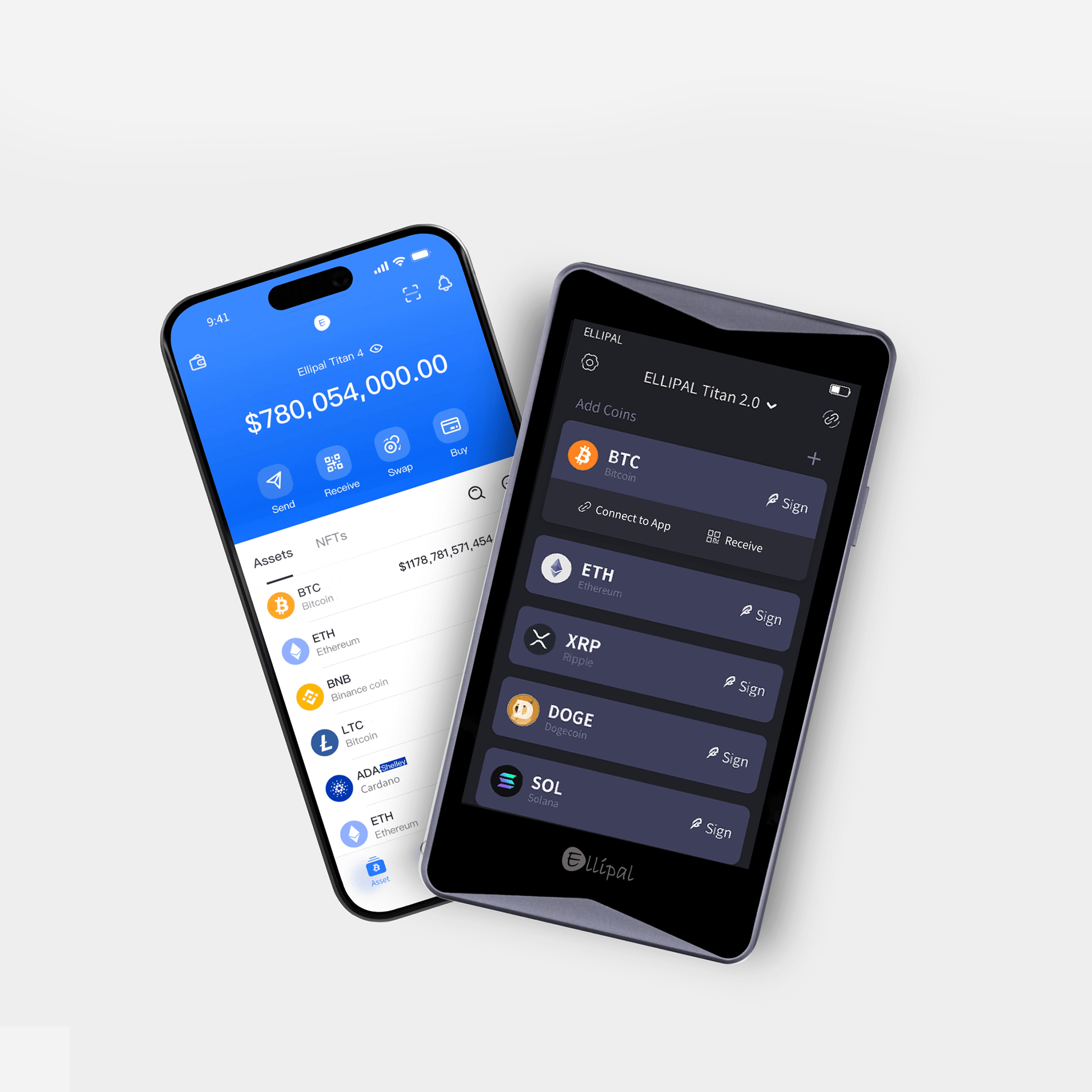ELLIPAL Titan 2.0 and Crypto Wallet Interface