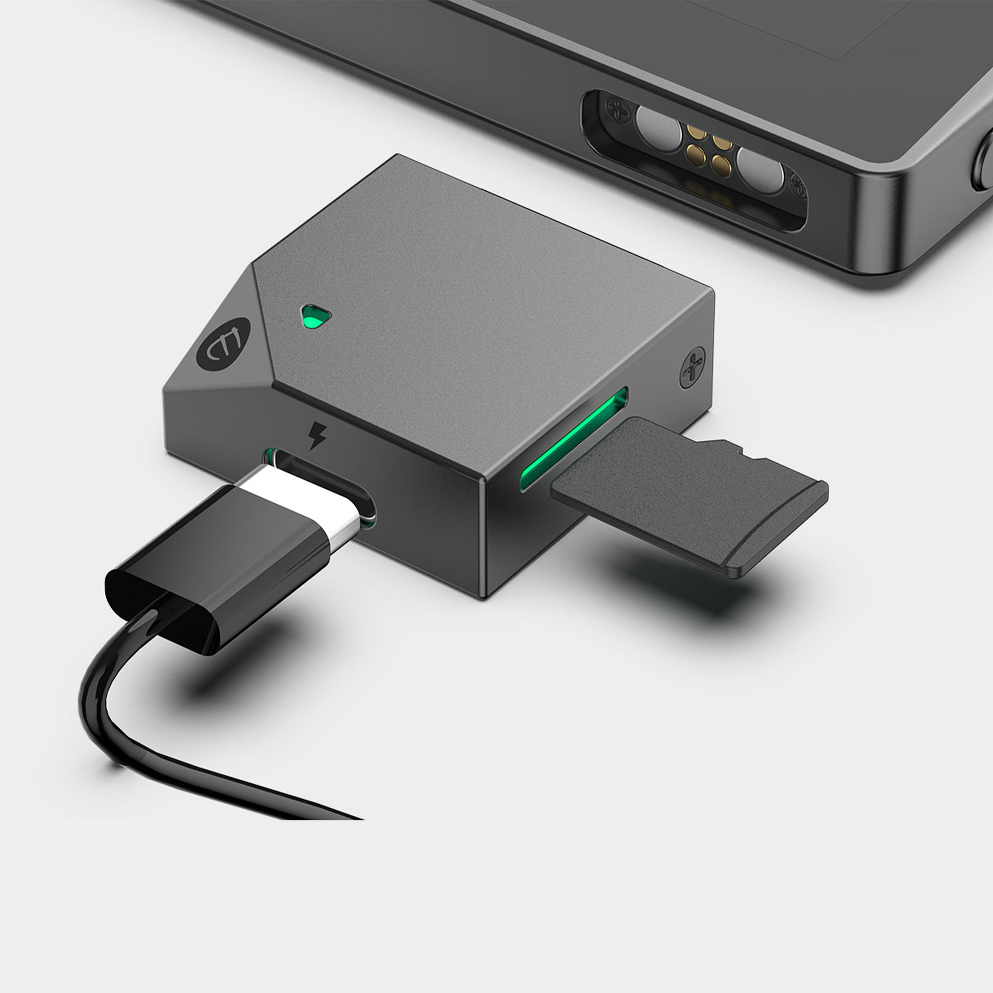 ELLIPAL Titan Mini Adapter with USB-C cable and card slot