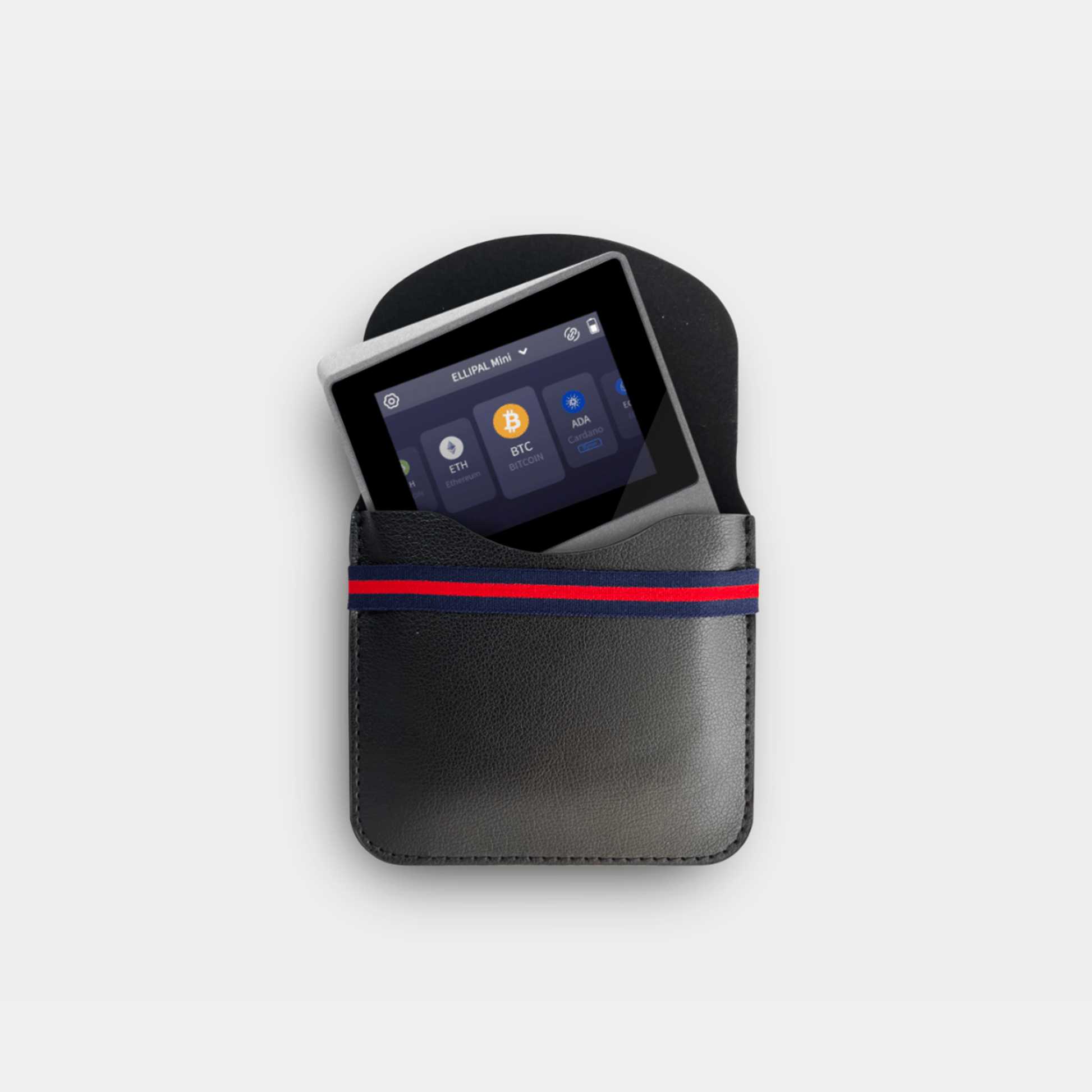 ELLIPAL Titan Mini Case with Titan Mini inserted, front view