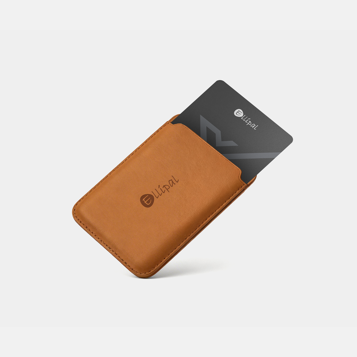 ELLIPAL X Card Case angled view with X Card