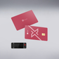 ELLIPAL X Card Cold Wallet Raspberry Rose Edition custom design