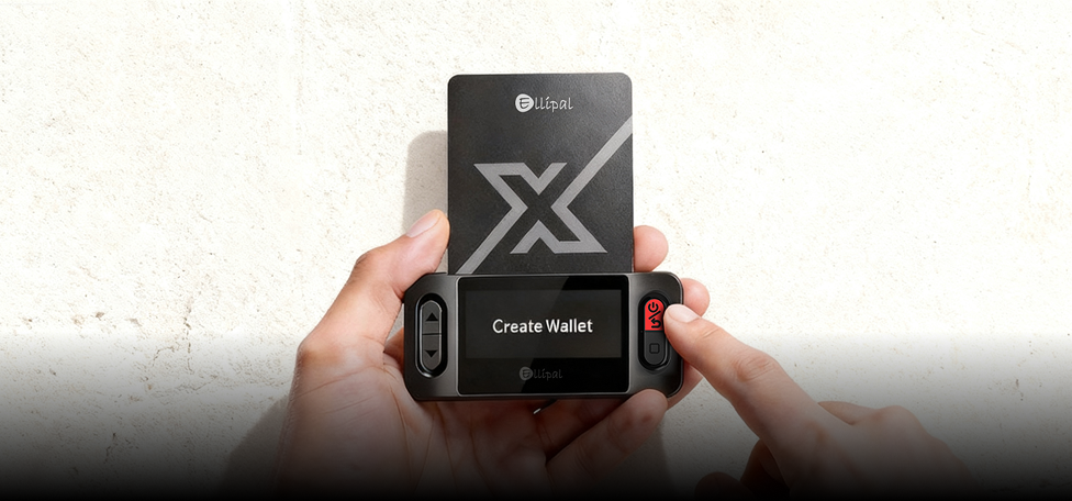 ELLIPAL X Card guided step-by-step setup
