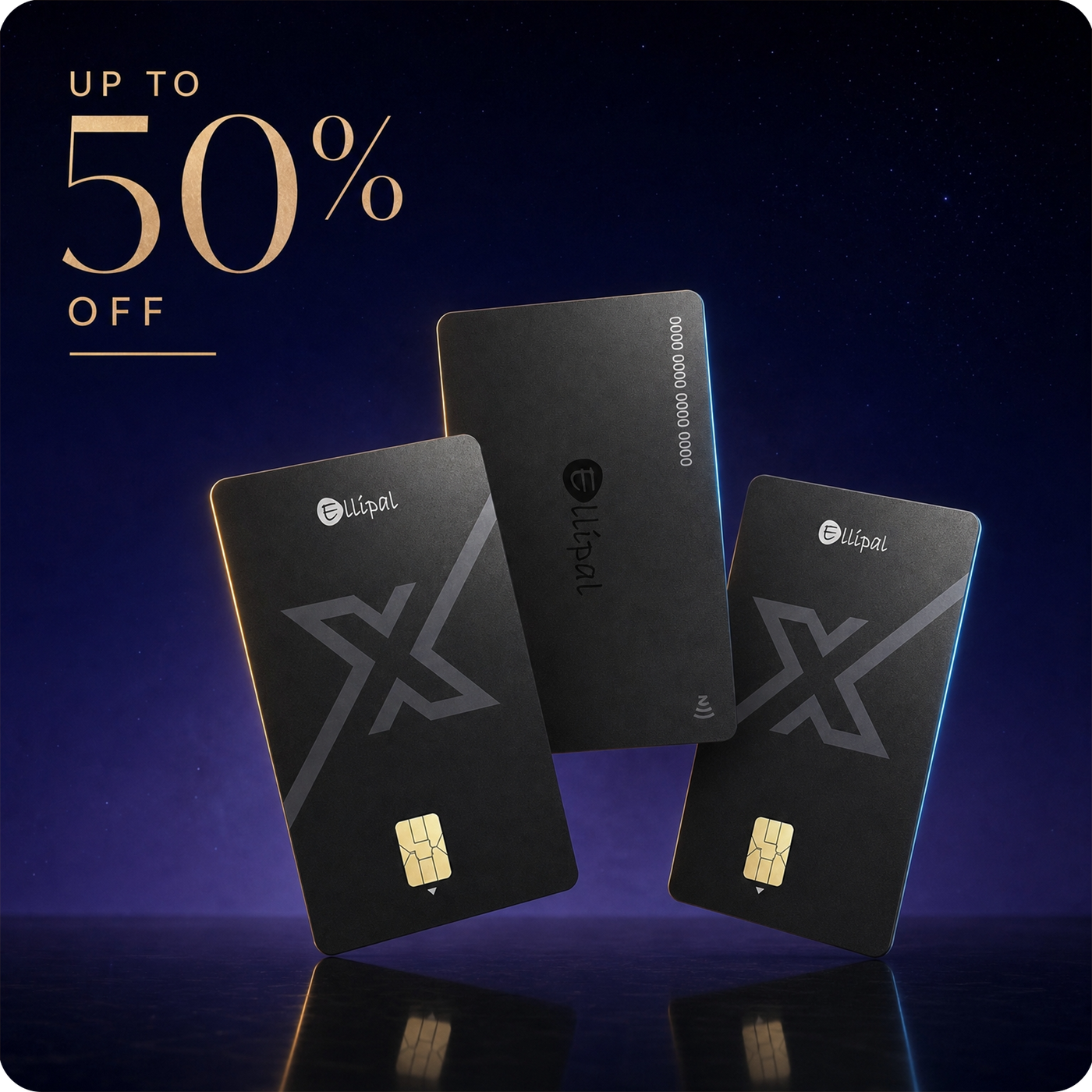 ELLIPAL X Card summer sale, up to 50% off