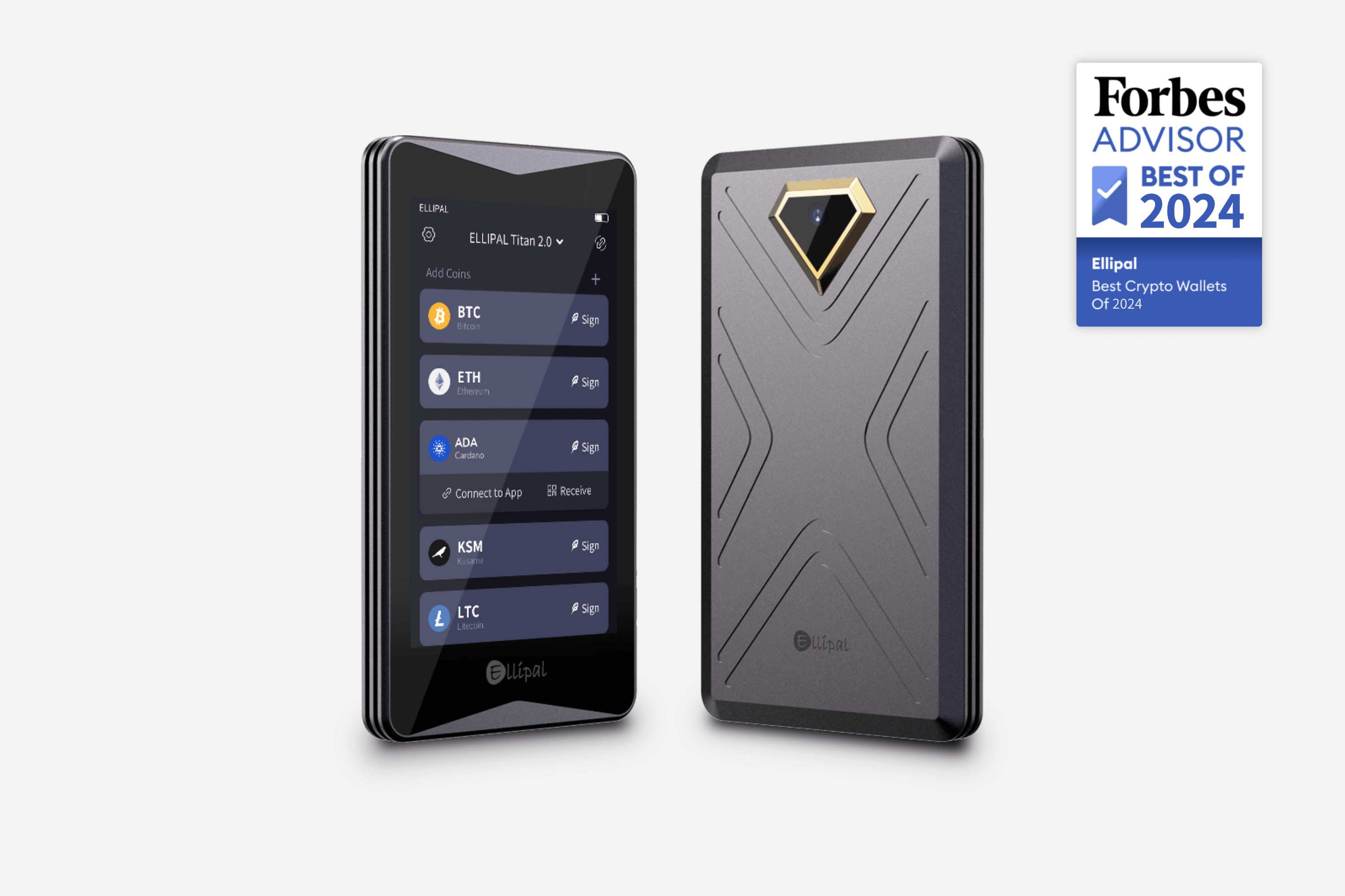 ELLIPAL Titan 2.0 Cold Wallet - Carteira Cripto Air Gapped